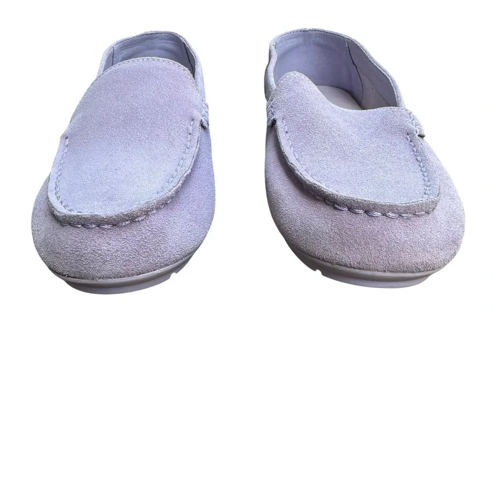 Sperry Top-Sider Womens Lavender Purple Leather Driving Loafers 9.5M